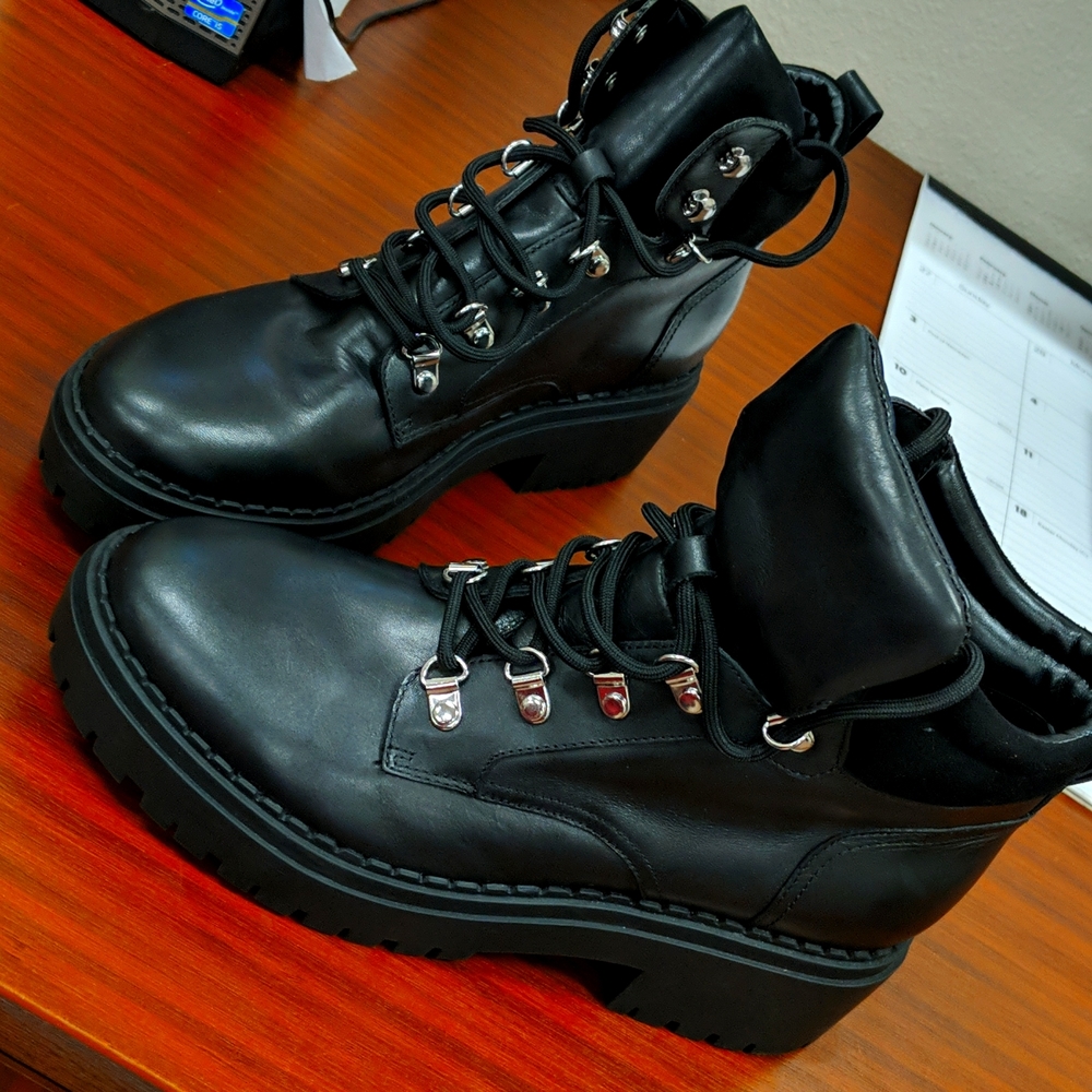 Black boots
